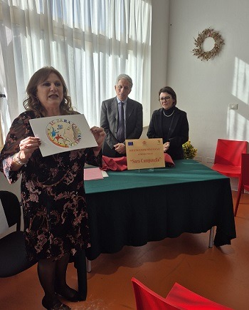 Cerimonia di intitolazione dell’I.C.S. “Sauro-Franchetti-Cavallari” a Sara Campanella.